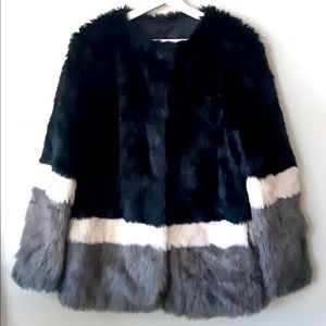 Fake fur Forever 21 mid length size small
